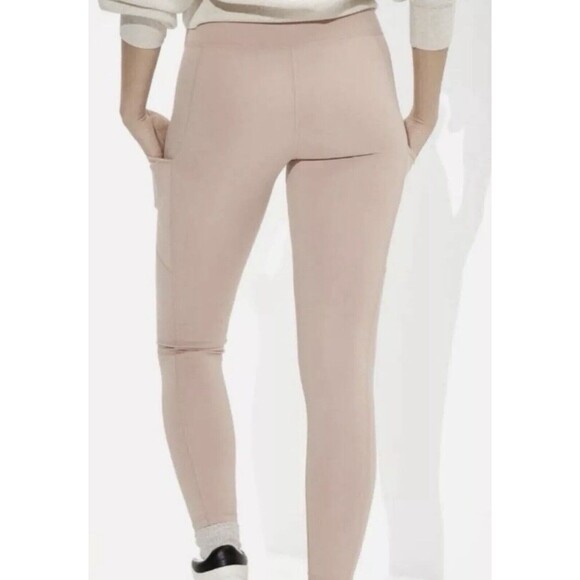 AMERICAN EAGLE The Everything Pocket Leggings Light Pink SIZE LARGE NWT - Picture 2 of 12